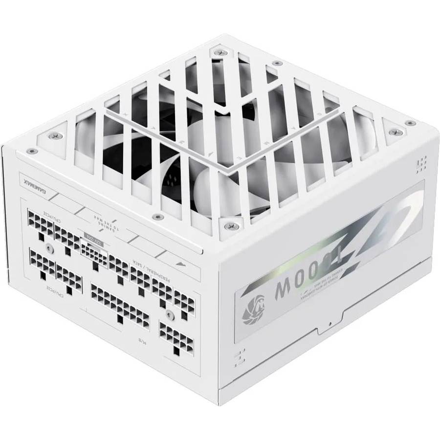 Блок питания GAMEMAX 1000W (GZ 1000G WH) Дополнительно поддержка стандартов ATX 3.1 и PCIe 5.1; системы защиты: OPP/OVP/OCP/OTP/UVP/SCP