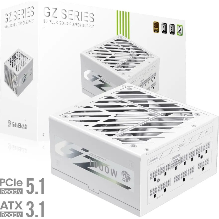 Блок питания GAMEMAX 1000W (GZ 1000G WH) Форм-фактор ATX