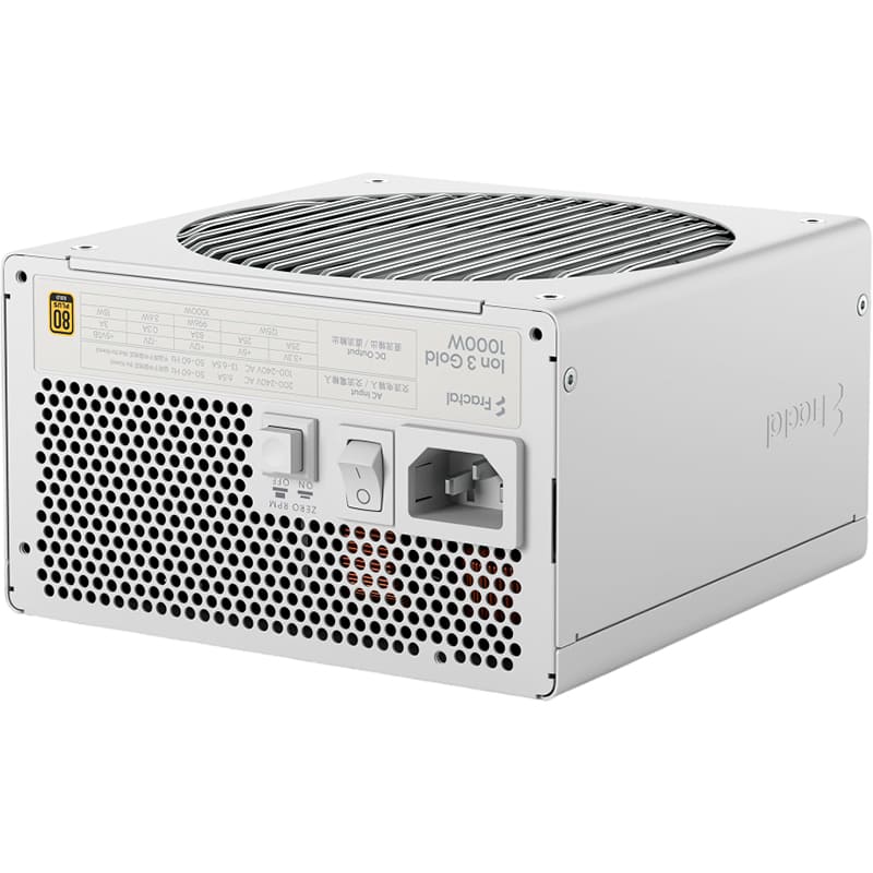 В Украине Блок питания FRACTAL DESIGN Ion 3 Gold 1000W White (FD-P-IA3G-101-EU-WT)