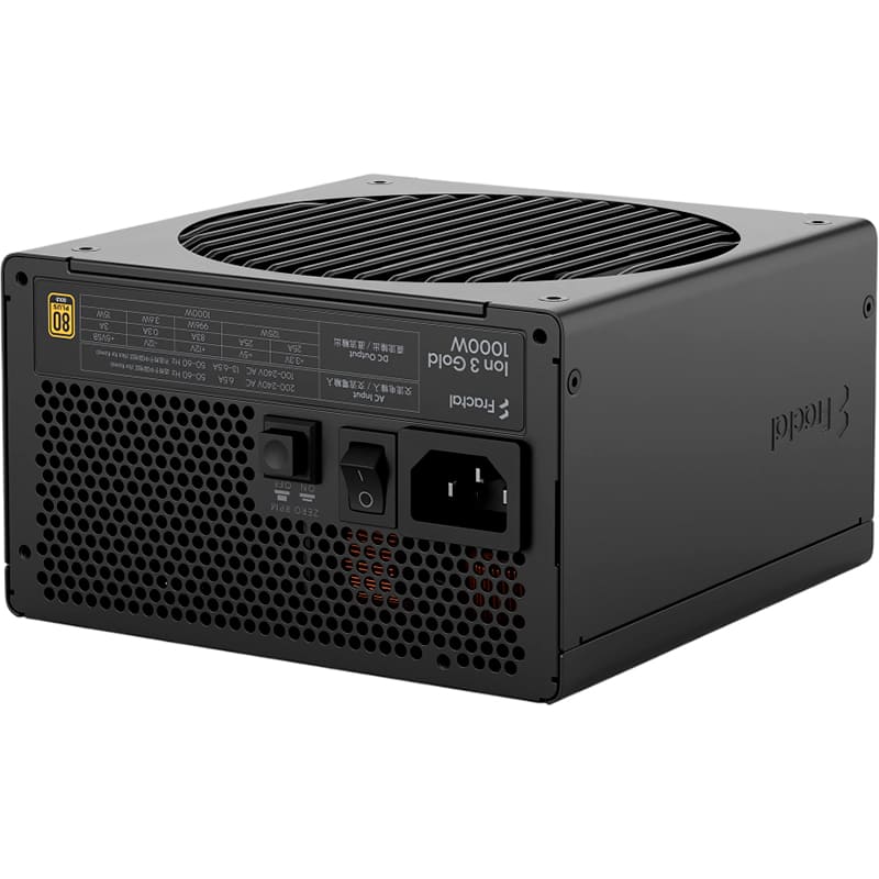 В Украине Блок питания FRACTAL DESIGN Ion 3 Gold 1000W Black (FD-P-IA3G-100-EU)