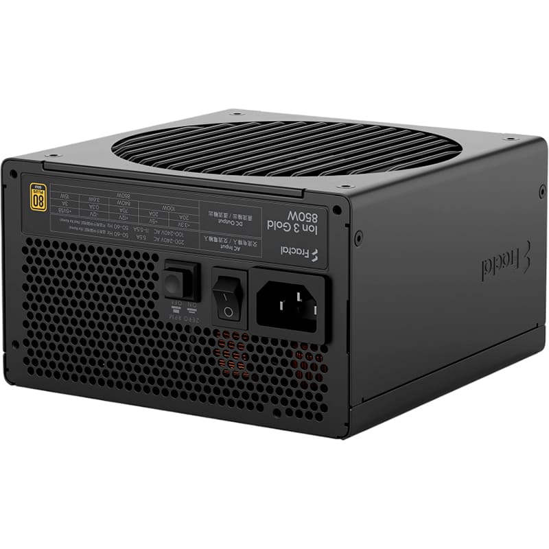 В Україні Блок живлення FRACTAL DESIGN Ion 3 Gold 850W Black (FD-P-IA3G-850-EU)