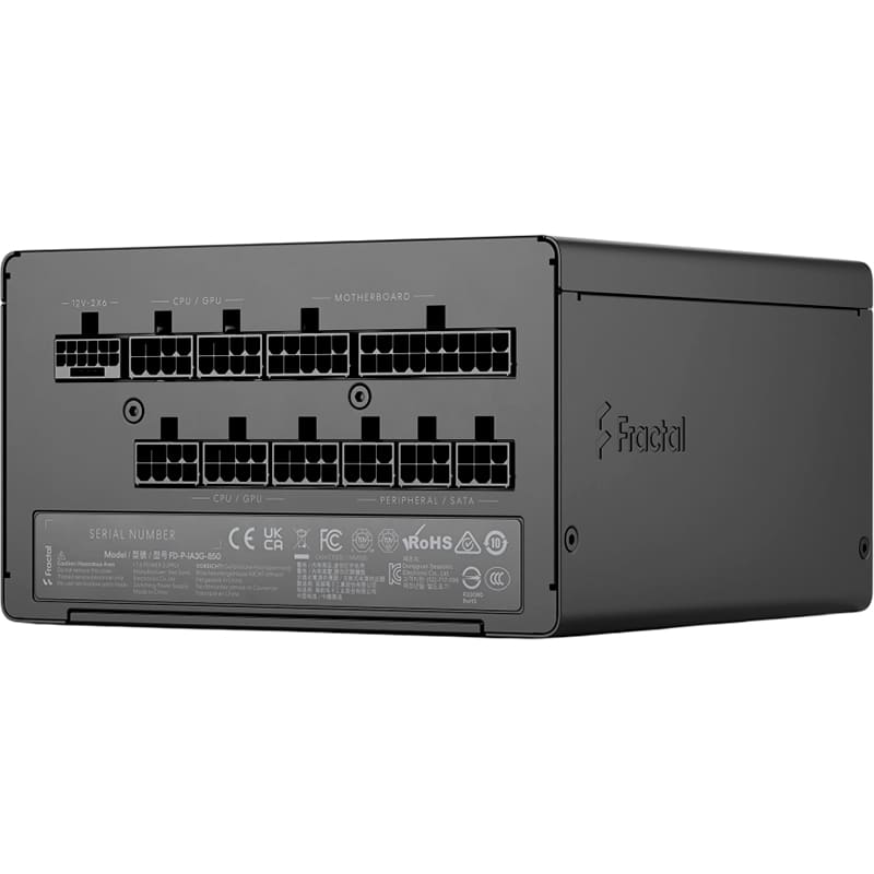 Зовнішній вигляд Блок живлення FRACTAL DESIGN Ion 3 Gold 850W Black (FD-P-IA3G-850-EU)