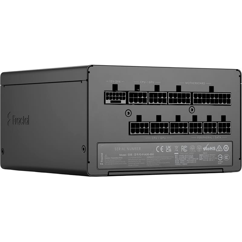 Зображення Блок живлення FRACTAL DESIGN Ion 3 Gold 850W Black (FD-P-IA3G-850-EU)