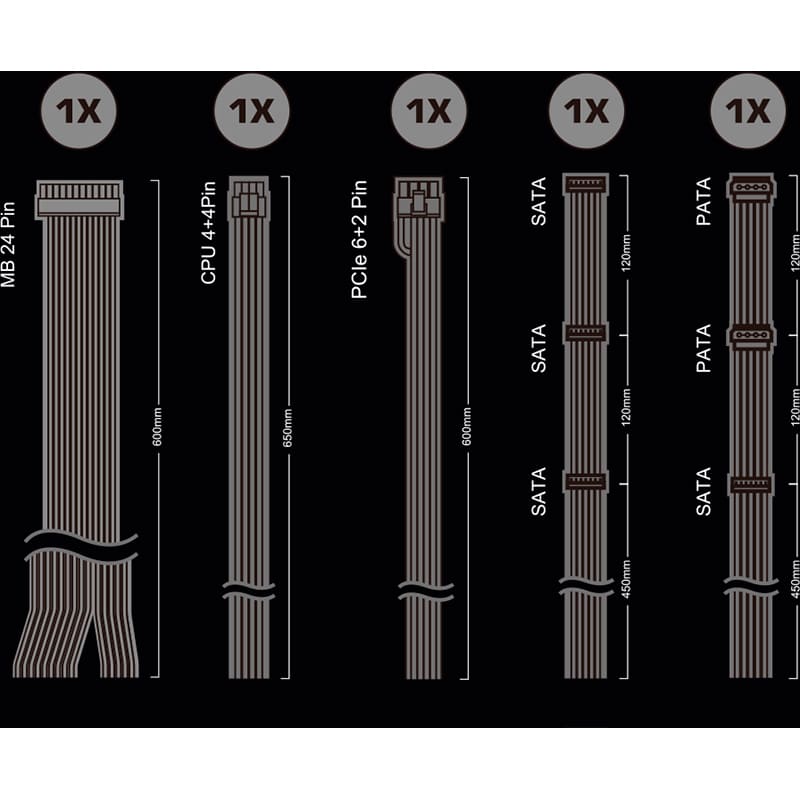 Фото Блок питания ASROCK PRO-650B 650W Black