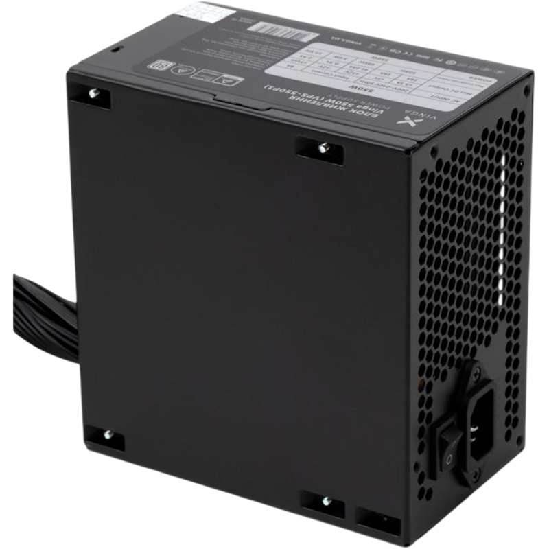 Блок питания VINGA Блок живлення 550W (VPS-550P1) Коррекция коэффициента мощности PFC   активная