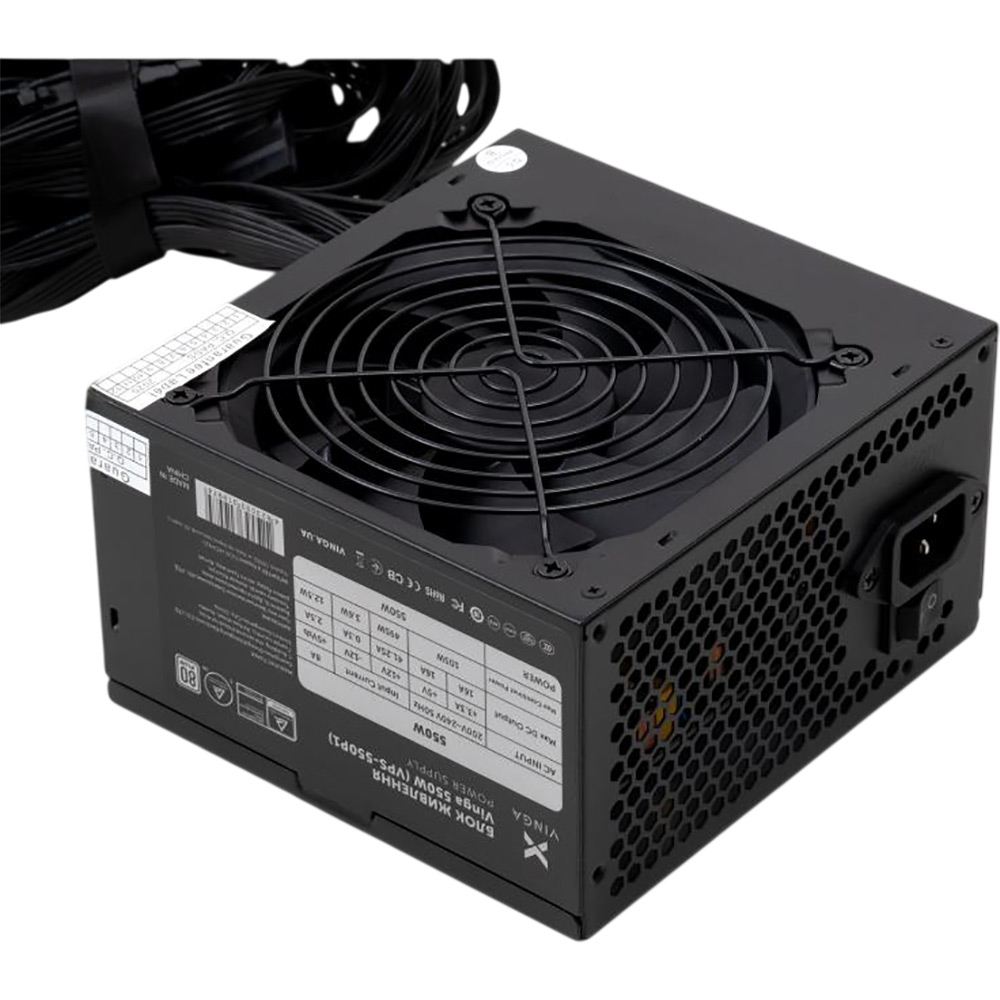 Фото Блок питания VINGA Блок живлення 550W (VPS-550P1)