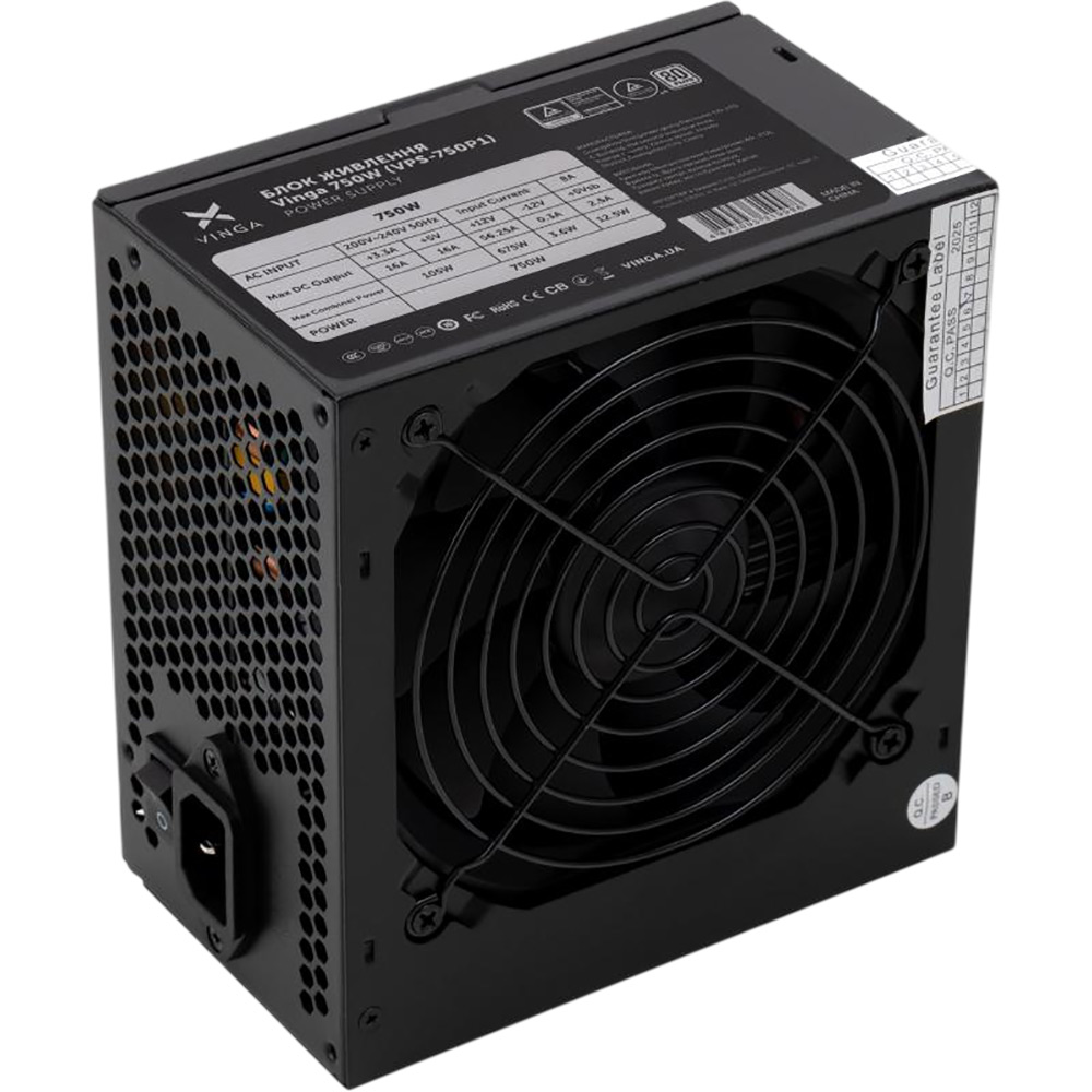 Блок питания VINGA Блок живлення 750W (VPS-750P1) Форм-фактор ATX