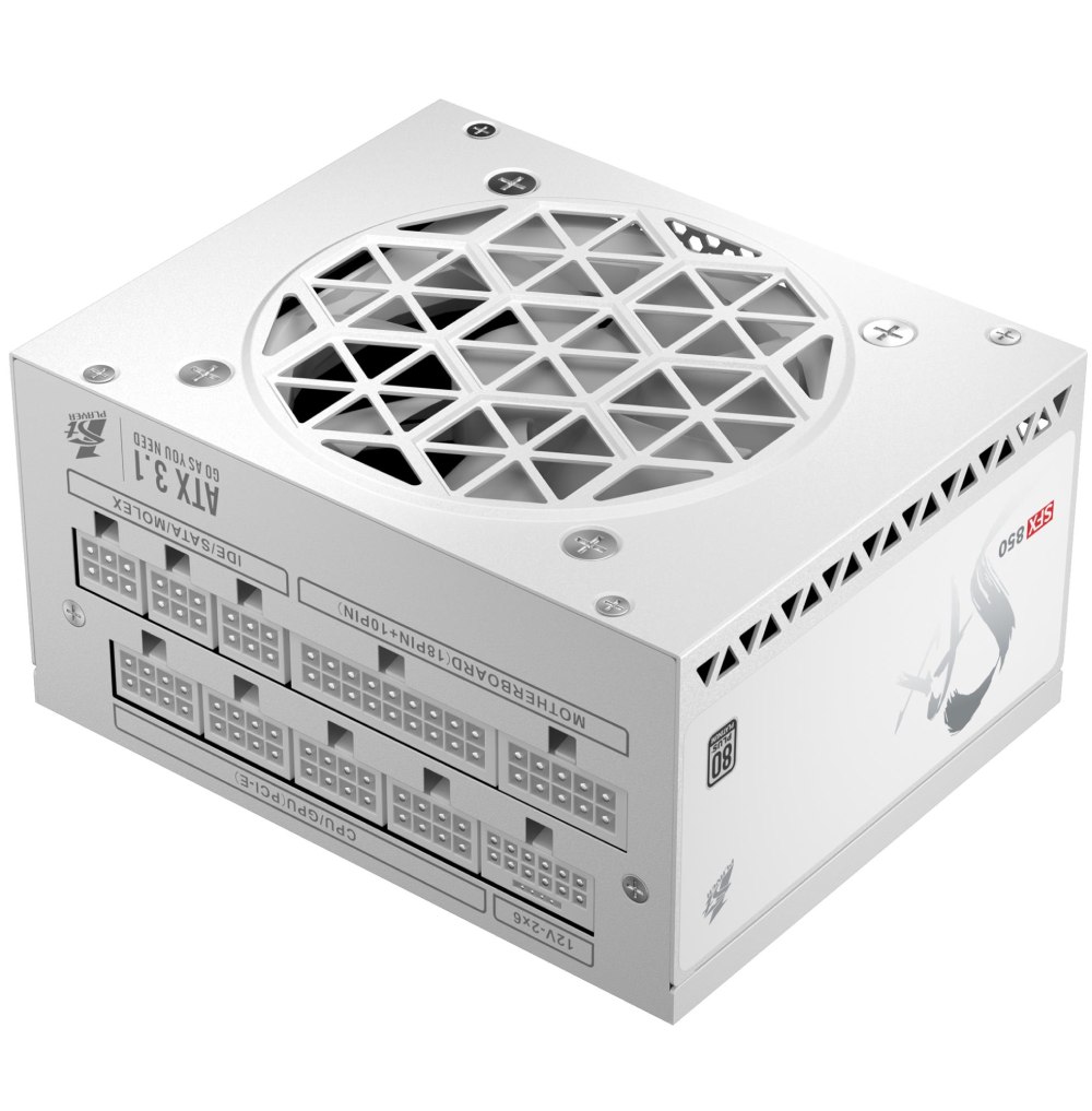 Блок питания 1STPLAYER PS-850SFX White (SFX-GLD-850-WH-EU) Коррекция коэффициента мощности PFC   активная