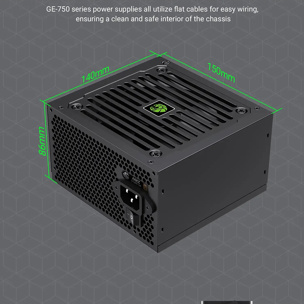 Фото 18 Блок живлення GAMEMAX GE-750 ATX 750W 80 Plus Bronze