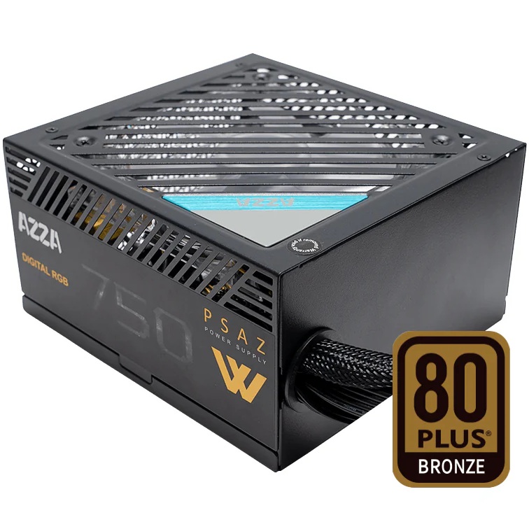 Блок живлення AZZA ATX 750W PSAZ-750W ARGB Призначенння для настільного комп'ютера