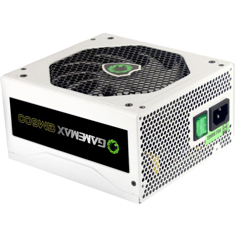 

Блок питания GAMEMAX GM-600-WHITE 600W, GM-600-WHITE