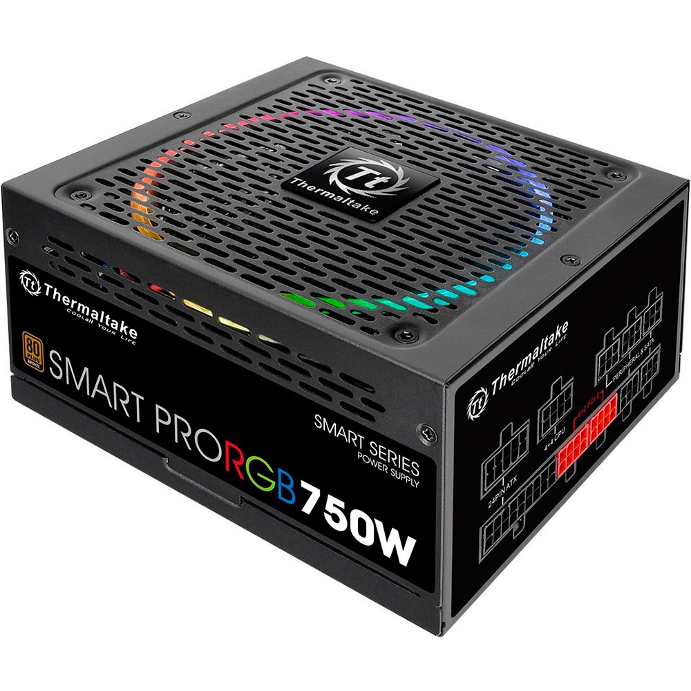 Блок живлення THERMALTAKE Smart Pro RGB 750W (PS-SPR-0750FPCBEU-R)