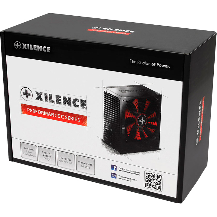 Блок живлення XILENCE Performance C XN044 600W Box (XP600R6) Форм-фактор ATX