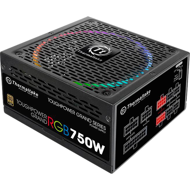 Блок живлення THERMALTAKE Toughpower Grand RGB 750W (PS-TPG-0750FPCGEU-R) Призначенння для настільного комп'ютера