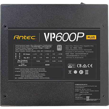 Заказать Блок питания ANTEC Value Power VP600P Plus 600W (0-761345-11654-1)