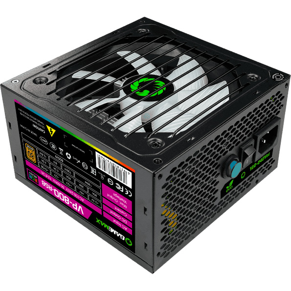 Блок питания GAMEMAX 800W RGB (VP-800-RGB) Назначение для настольного компьютера