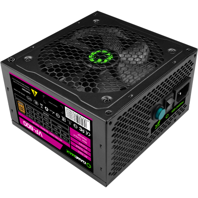 Блок живлення GAMEMAX 800W APFC 80+ (VP-800) Форм-фактор ATX