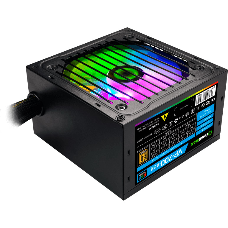 Фото Блок питания GAMEMAX 700W RGB (VP-700-RGB)