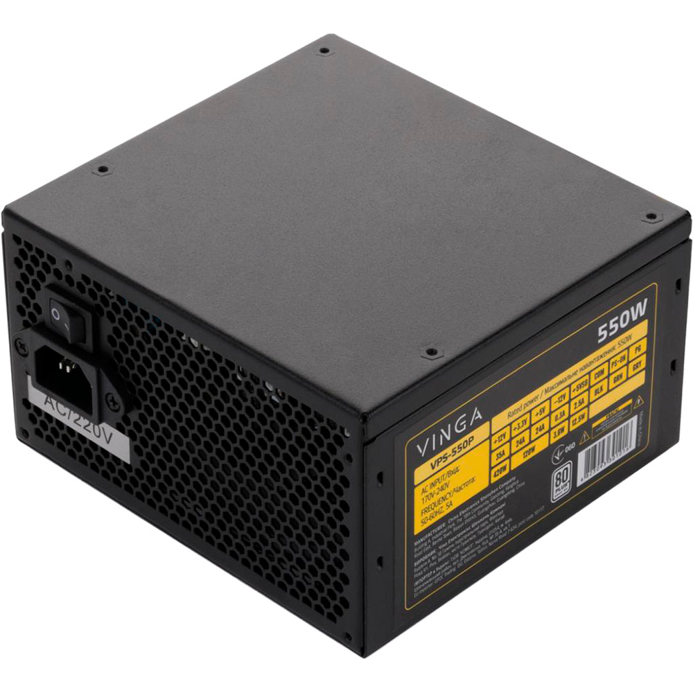 

Блок питания VINGA 550W (VPS-550P), 550W (VPS-550P)