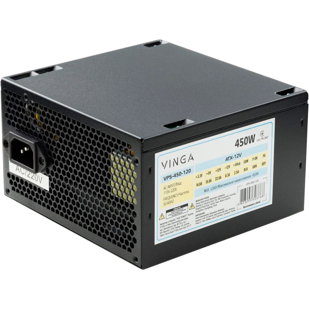 

Блок питания VINGA VPS-450-120, VPS-450-120