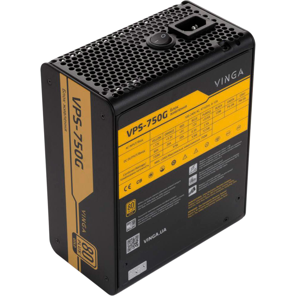 

Блок питания VINGA VPS-750G, VPS-750G