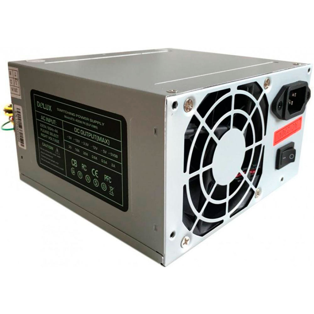 

Блок питания DELUX 400W FAN 80mm DLP-23MSS ATX, 400W FAN 80mm DLP-23MSS ATX