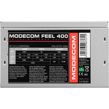 Блок питания MODECOM FEEL 400W (ZAS-FEEL-00-400-ATX-PFC)