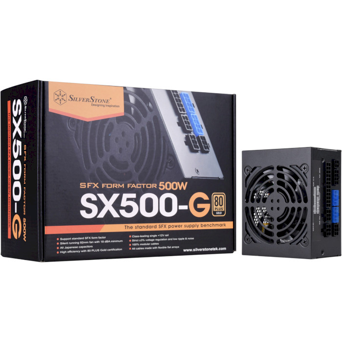 Фото Блок живлення SILVERSTONE STRIDER SX500-GV1.1 (SST-SX500-G)