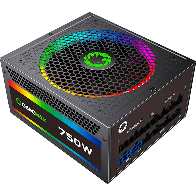 Блок живлення GAMEMAX 750W 80 GOLD RGB-750