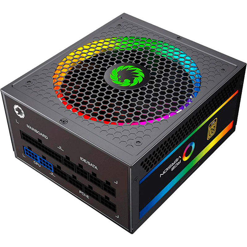 Блок живлення GAMEMAX 750W 80 GOLD RGB-750 Корекція коефіцієнта потужності PFC   активна