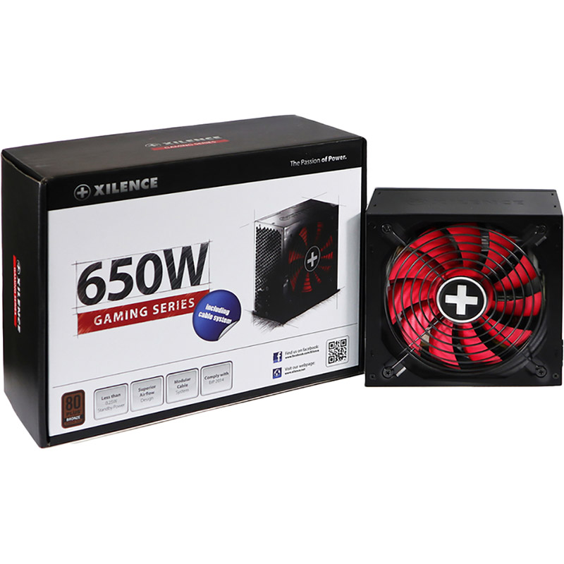 Блок питания XILENCE 650W XP650R10 Gaming series Форм-фактор ATX