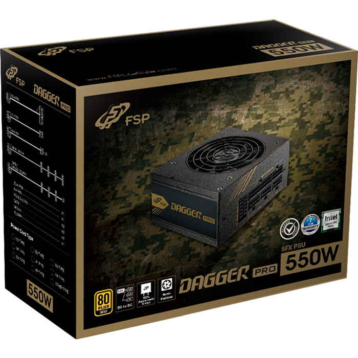 Блок питания FSP 550W SFX DAGGER PRO (SDA2-550) Форм-фактор SFX