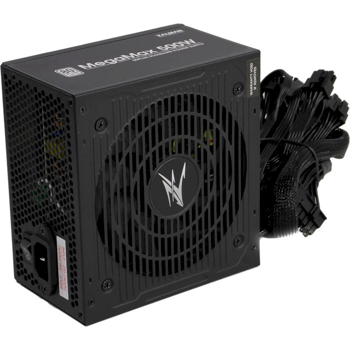 Блок живлення ZALMAN MegaMax ZM500-TXII 500W v.2.3 Fan12см APFC Потужність 500