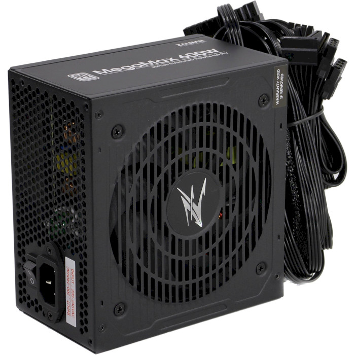 Блок живлення MegaMax ZM600-TXII 600W v.2.3 Fan12см APFC Потужність 600