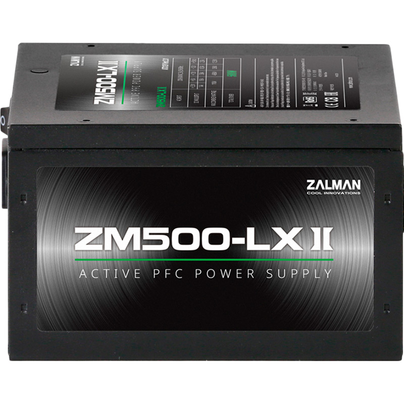 Блок питания ZALMAN ZM500-LXII 500W Мощность 500