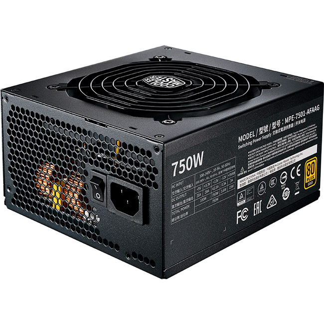 Блок живлення COOLERMASTER MWE Gold V2 FM 750W (MPE-7501-AFAAG-EU) Форм-фактор ATX