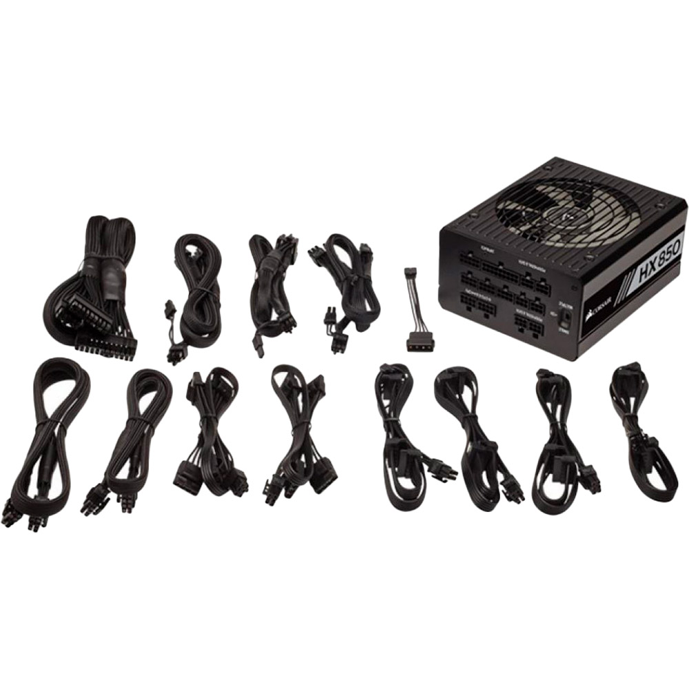Блок питания CORSAIR HX850 850W (CP-9020138-EU) Мощность 850