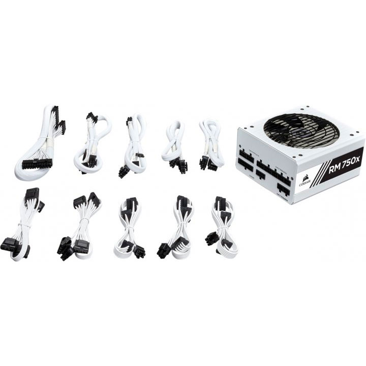 Блок живлення CORSAIR RM750x 750W White (CP-9020187-EU) Потужність 750