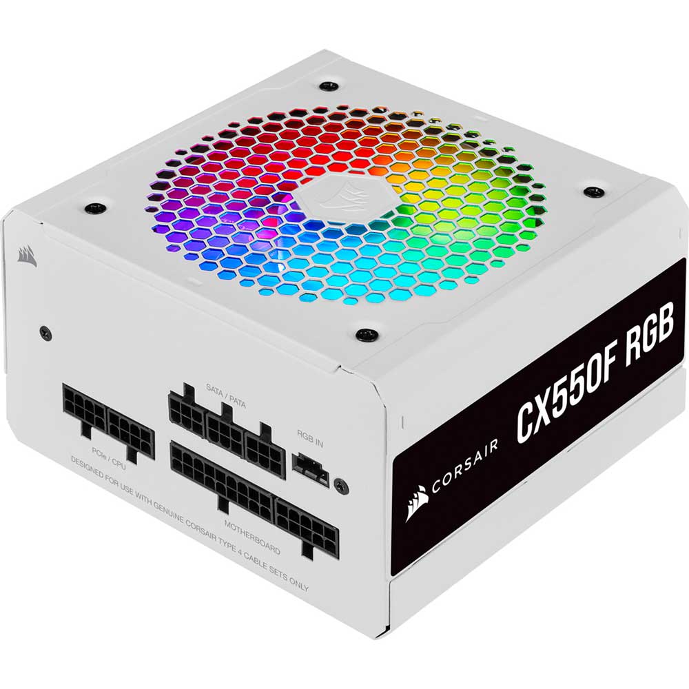 

Блок питания Corsair CX550F RGB 550W White (CP-9020225-EU), CX550F RGB White (CP-9020225-EU) 550W