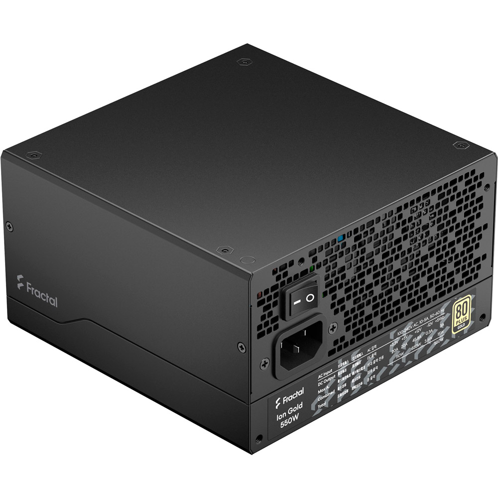 Блок живлення Fractal Design Ion Gold 550W (FD-P-IA2G-550-EU) Потужність 550
