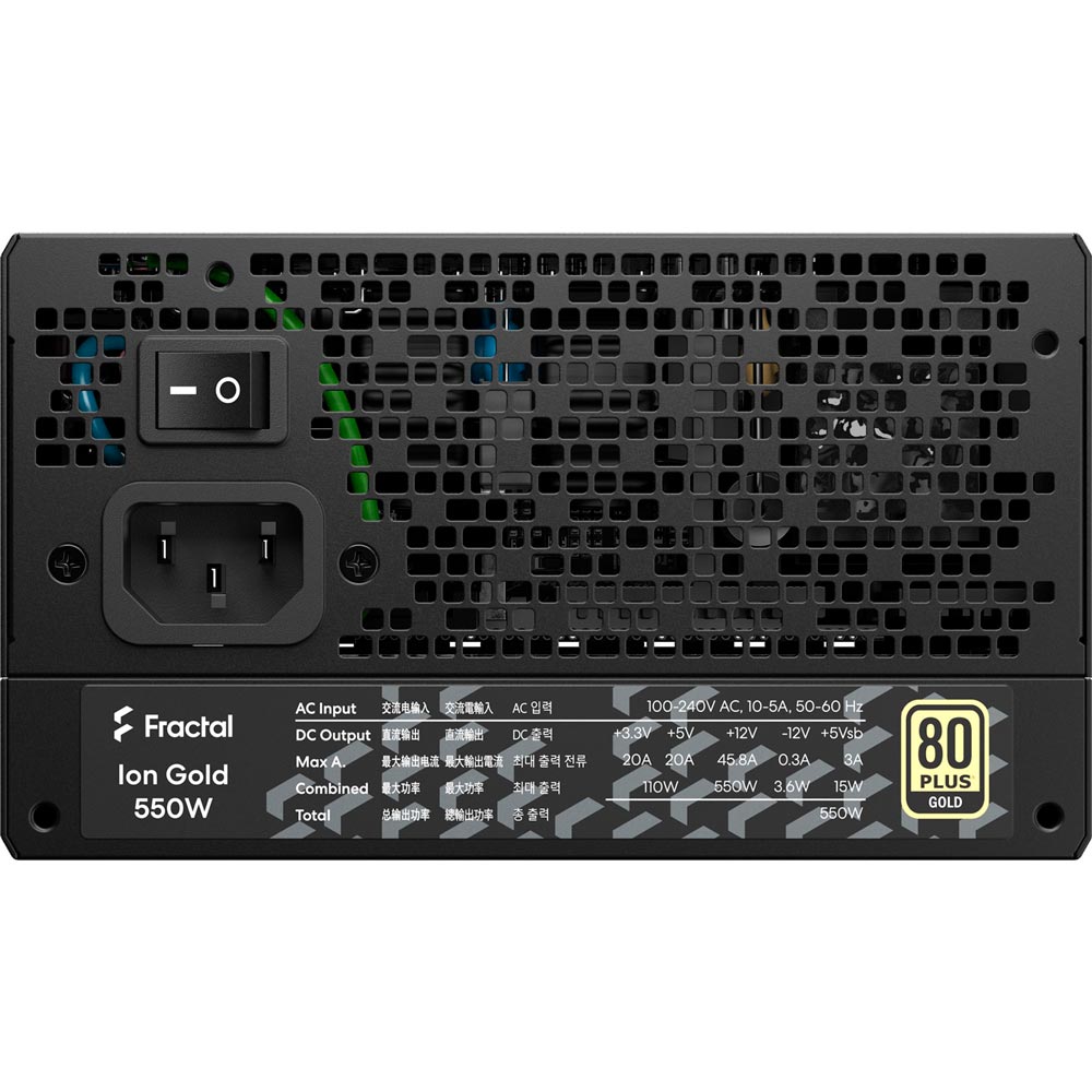 Покупка Блок живлення Fractal Design Ion Gold 550W (FD-P-IA2G-550-EU)