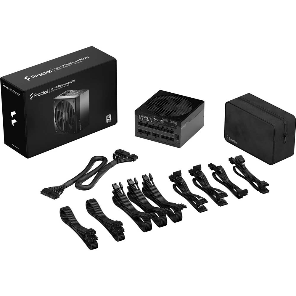 Замовити Блок живлення Fractal Design Ion+ 2 Platinum 860W (FD-P-IA2P-860-EU)