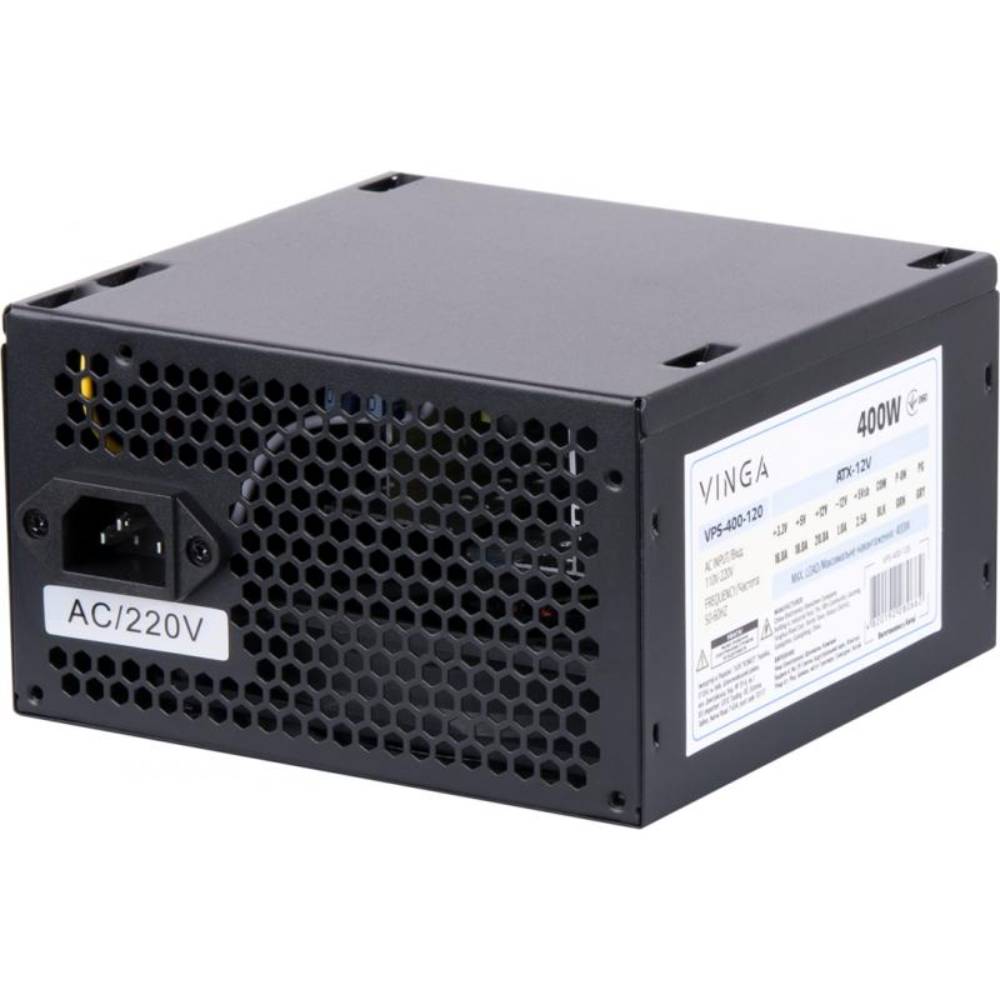 Блок питания VINGA 400W (VPS-400-120) Форм-фактор ATX