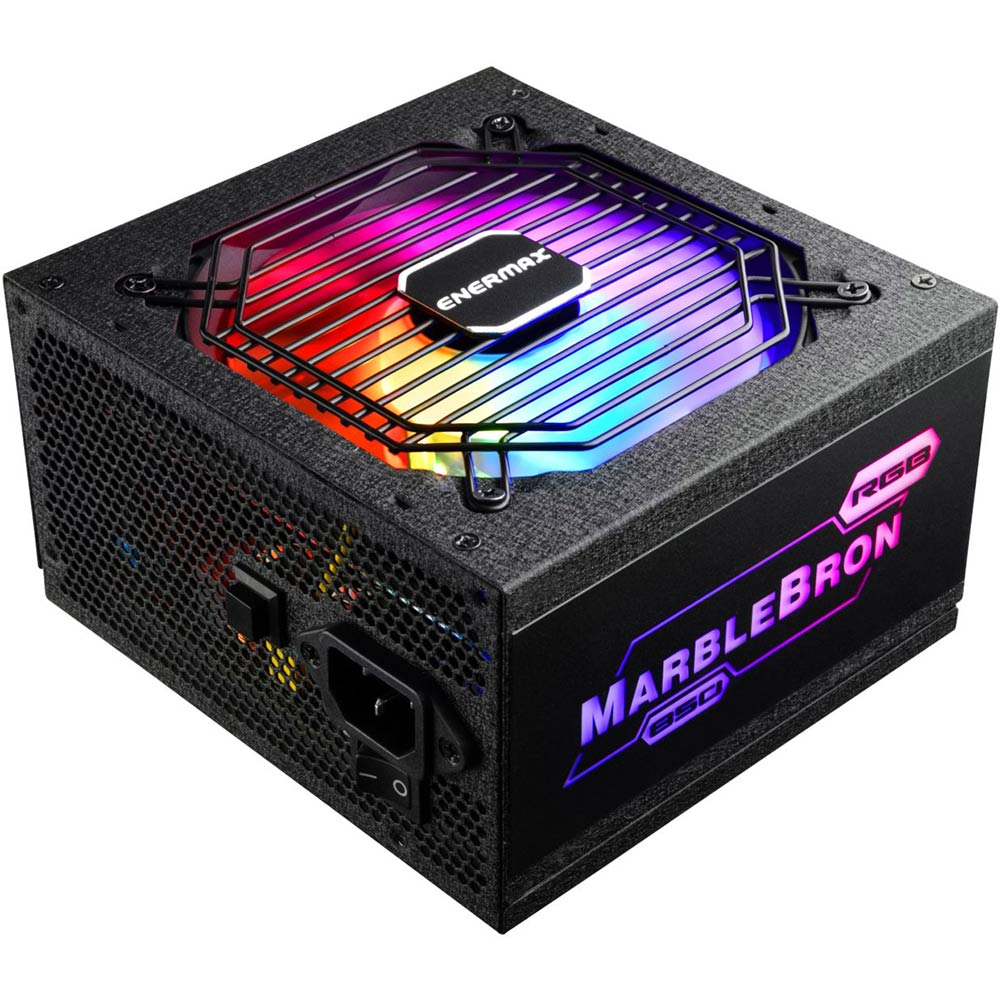 Блок живлення ENERMAX MARBLEBRON 82+ MODULAR RGB 850W Black (EMB850EWT-RGB) ККД 91