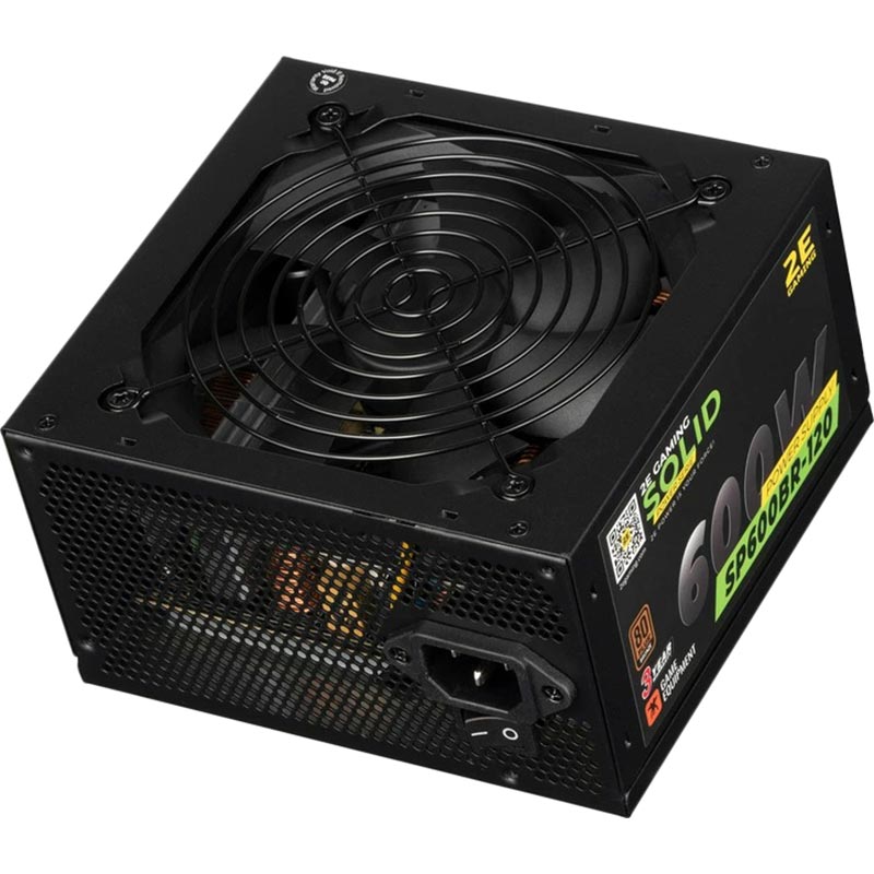 Блок питания 2E Gaming Solid Power 600W (2E-SP600BR-120) Назначение для настольного компьютера