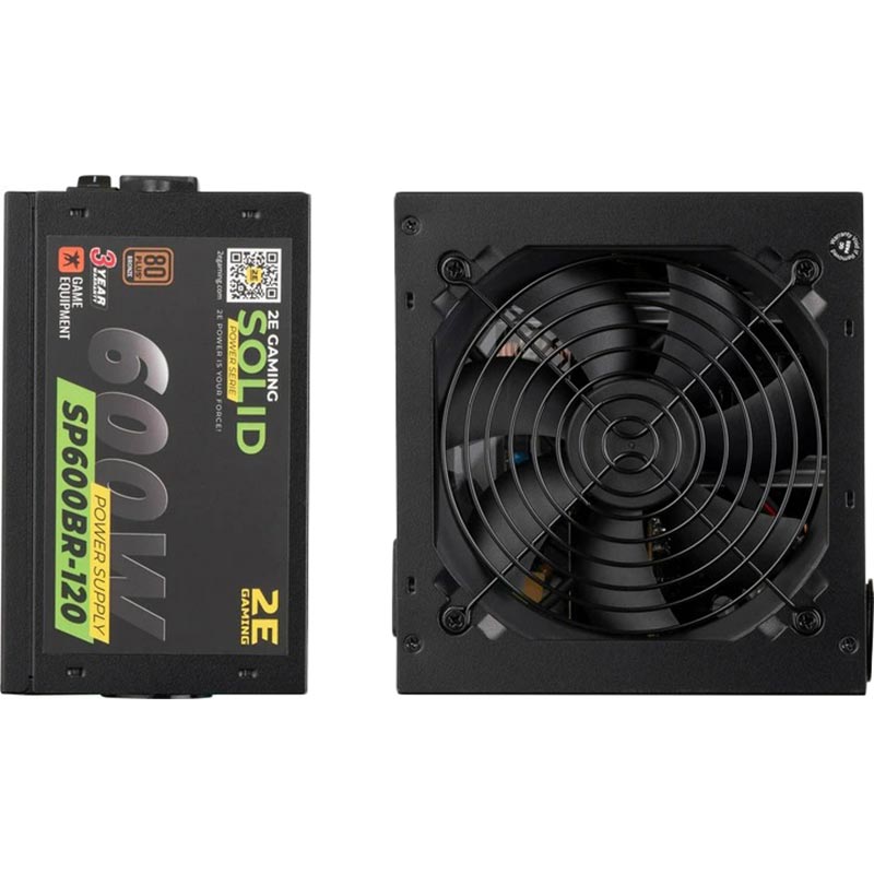 В Украине Блок питания 2E Gaming Solid Power 600W (2E-SP600BR-120)