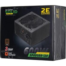 Блок живлення 2E Gaming Solid Power 600W (2E-SP600BR-120)