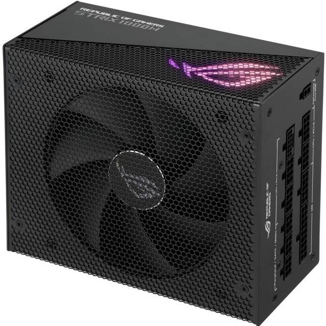 Фото Блок живлення ASUS ROG STRIX AURA 1000W 80+ Gold 135мм, Fully Modular ARGB (90YE00P1-B0NA00)