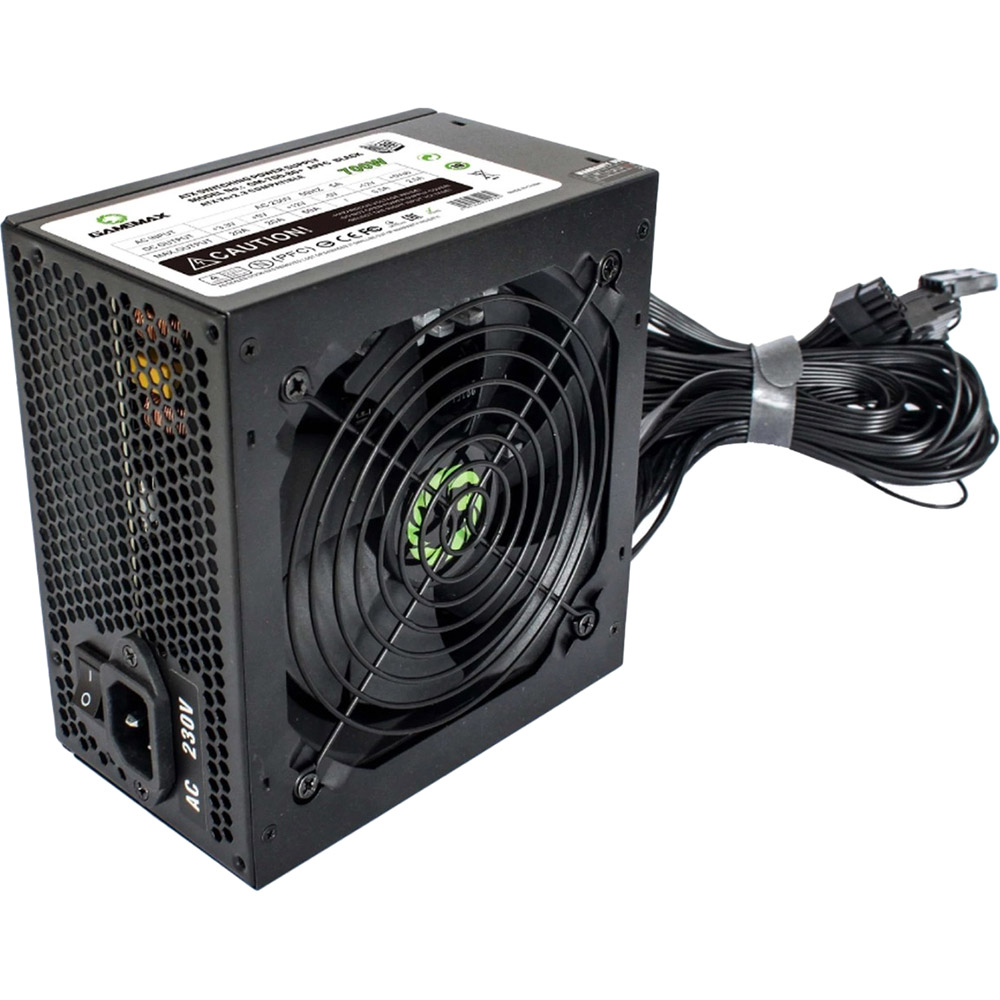 Блок живлення GAMEMAX 700W GM-700 80+ APFC Black Призначенння для настільного комп'ютера