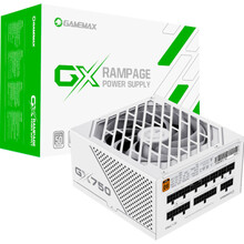 Блок питания GAMEMAX 750W GX-750 PRO WH (ATX3.0 PCIe5.0)